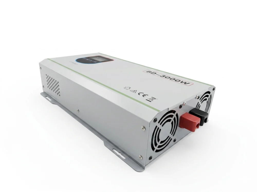 محول موجة نقية 3000W من 12 فولت الى 220 فولت وشاحن مدمج بقدرة 1000 واط