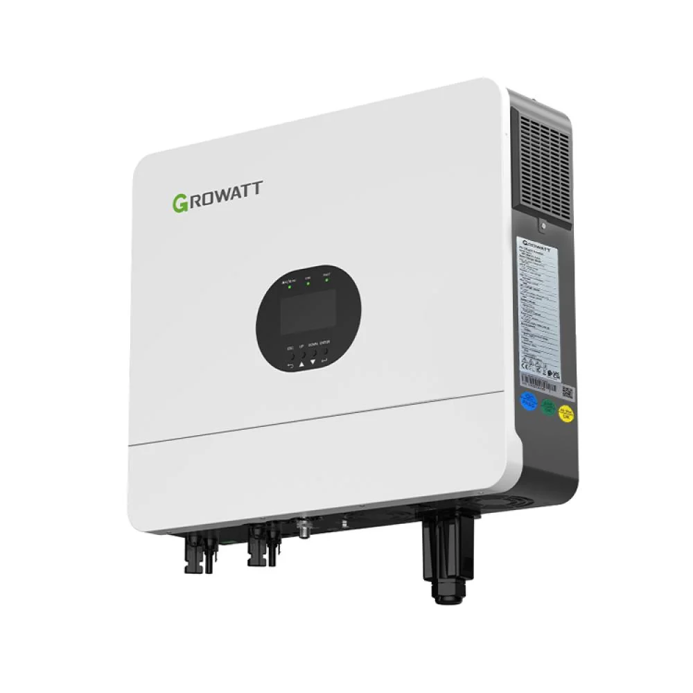 GROWATT محول طاقة شمسية هايبرد 48 فولت انفيرتر 6kw قدرة 100 أمبير