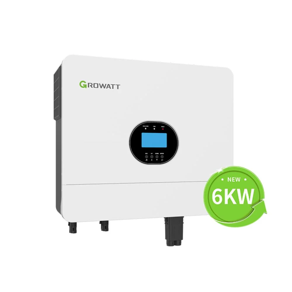 GROWATT محول طاقة شمسية هايبرد 48 فولت انفيرتر 6kw قدرة 100 أمبير